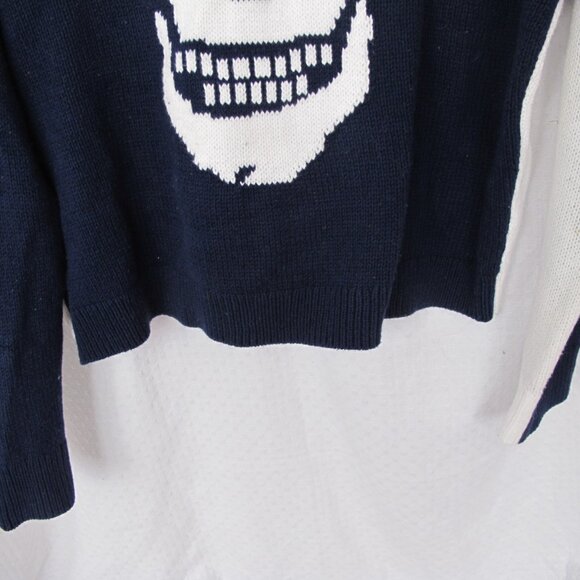 Skull Cashmere Two-Tone Sweater - Picture 9 of 9